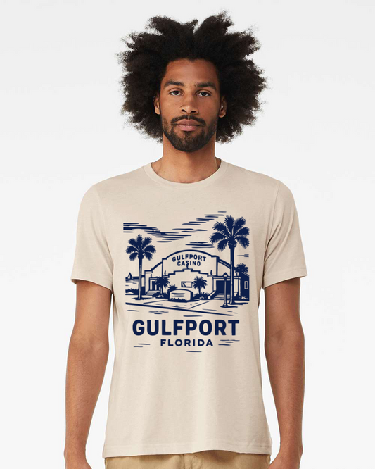 3 Gulfport Casino T-Shirt | Gulfport Florida Landmark