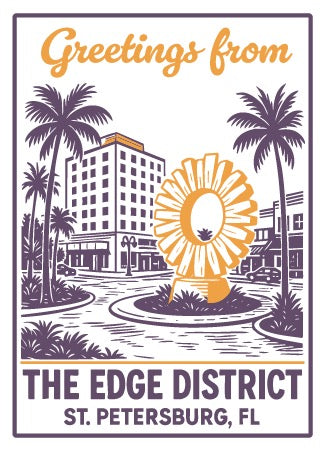 B Greetings from St. Petersburg, Florida Greeting Card — The EDGE District