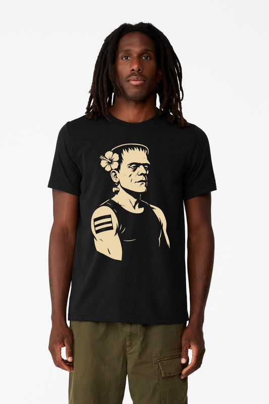 Tropical Frankenstein Halloween Unisex T-Shirt — Gulfport, Florida
