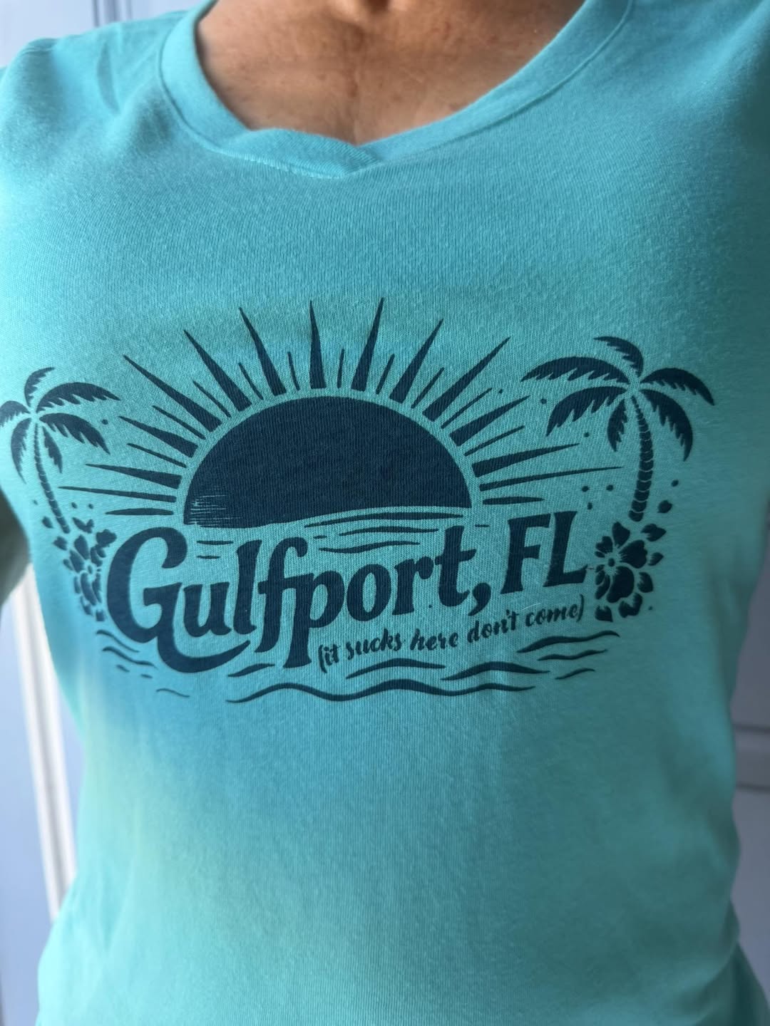 Gulfport Florida “It Sucks Here, Don’t Come” Sunset T-Shirt
