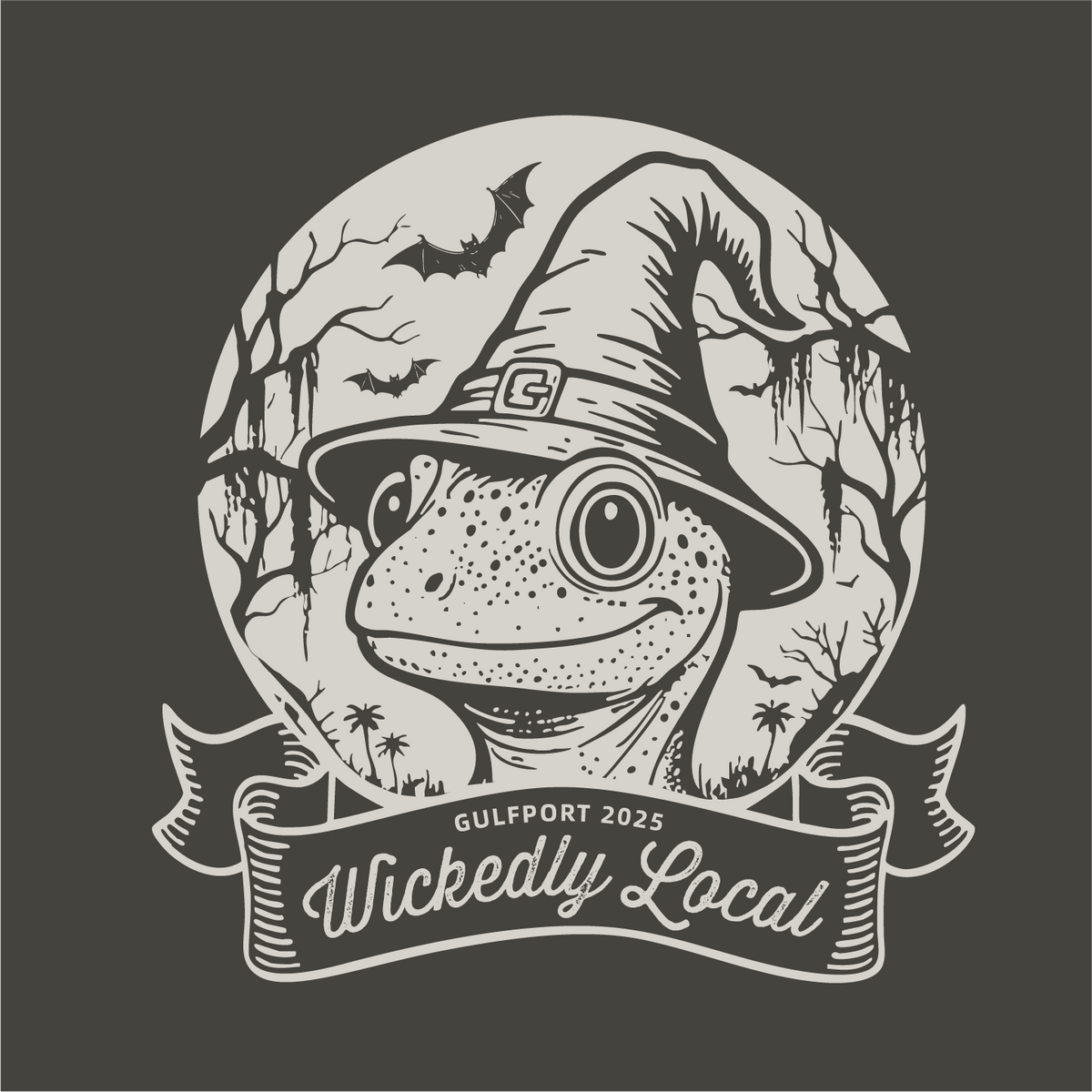 Wickedly Local Gecko Halloween Unisex T-Shirt — Gulfport, Florida