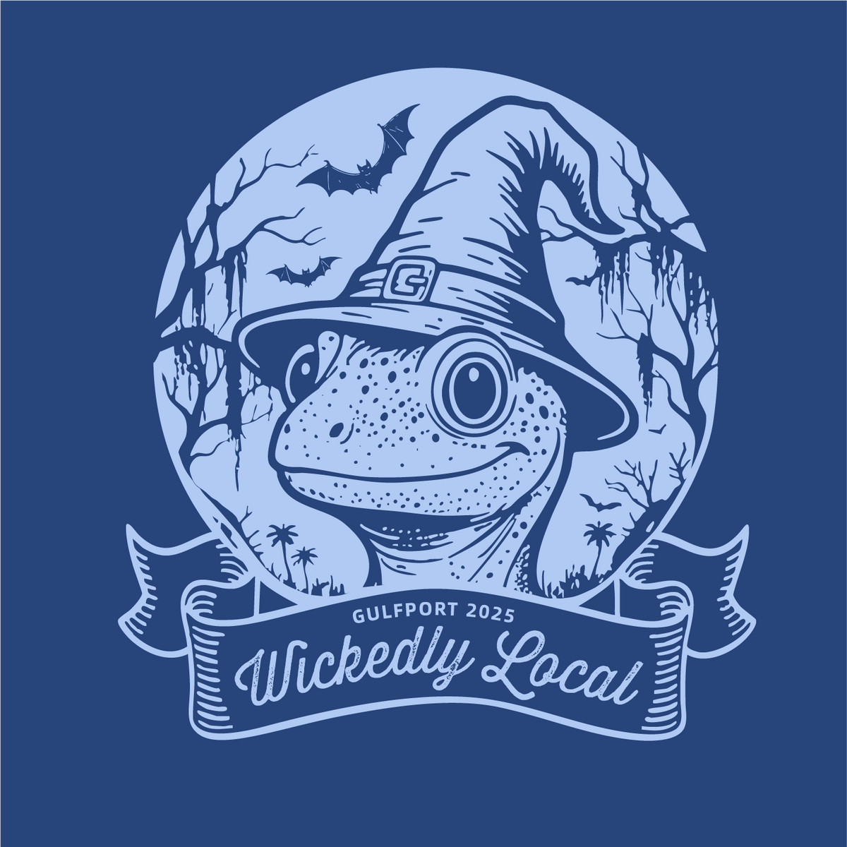 Wickedly Local Gecko Halloween Unisex T-Shirt — Gulfport, Florida
